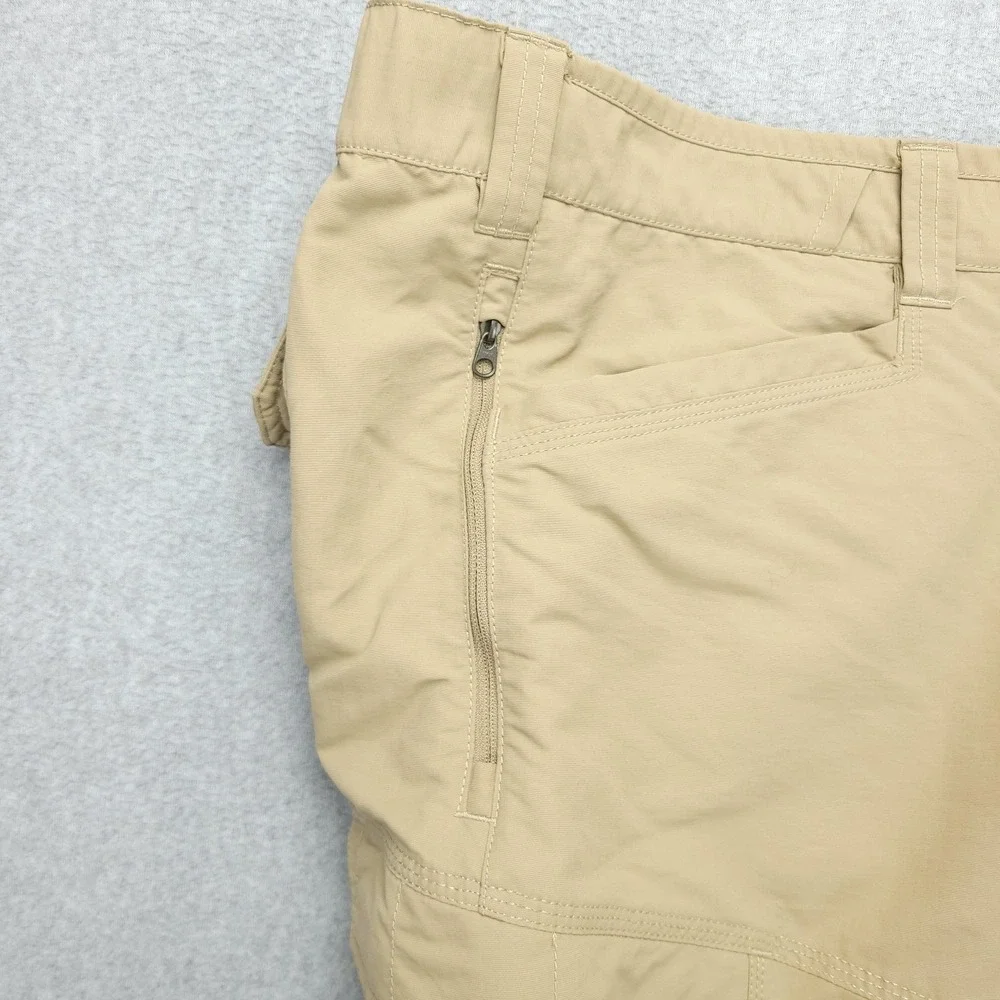 The North Face Paramount‎ Peak Cargo Short Mens XL 40 Beige Nylon Hiking Outdoor